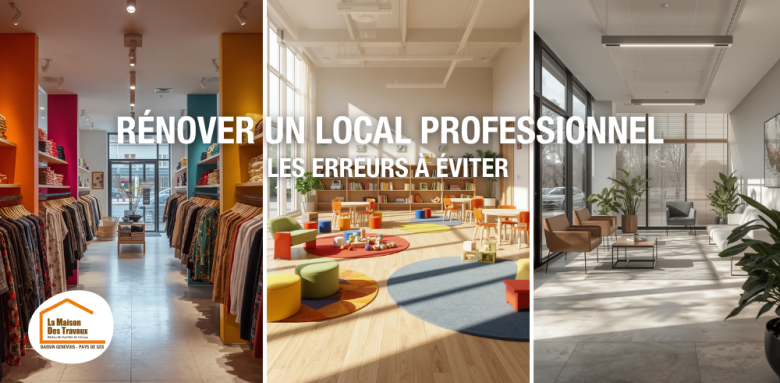 travaux commerce Bassin Genevois, rénovation local commercial, ouverture commerce travaux, aménagement magasin Haute-Savoie, rénovation boutique professionnelle, courtier en travaux professionnel