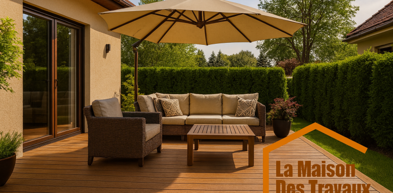 aménagement d'une terrasse en bois