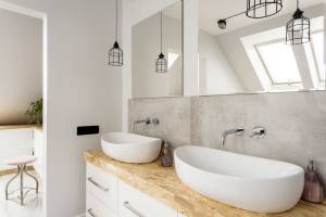 Agrandir visuellement la salle de bain avec des miroirs - Nantes 44