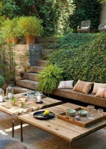jardin en pente