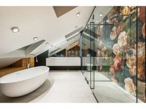 créer salle de bain sous combles, création salle de bain sous combles, conseils salle de bain sous combles, aménagement salle de bain sous combles