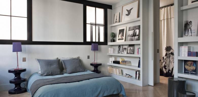 Rénovation complète d'une maison à Saint Cloud par la Maison des Travaux - une chambre