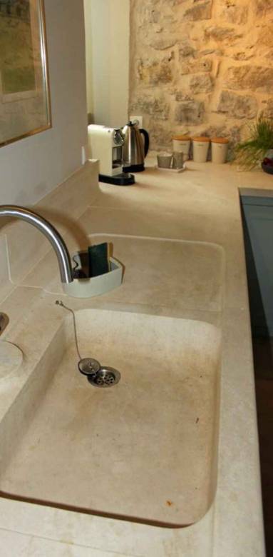 Plan de cuisine en pierre naturelle