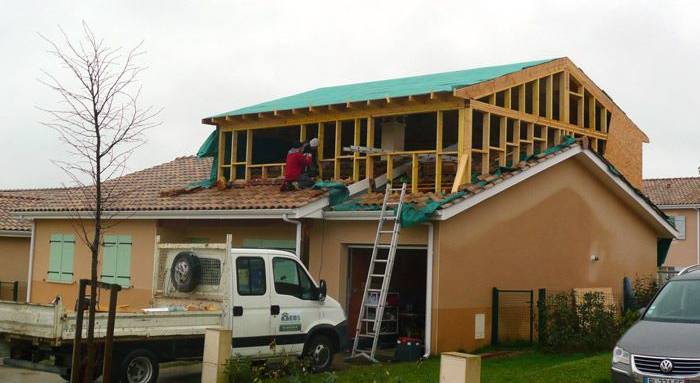 la surélévation de maison à paris 17 18 