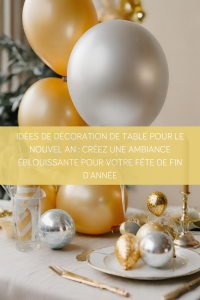 Idées de décoration de table pour le Nouvel An