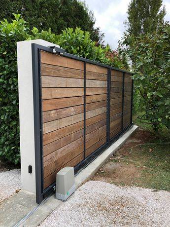 Choisir son portail coulissant en bois - Le Raincy 93