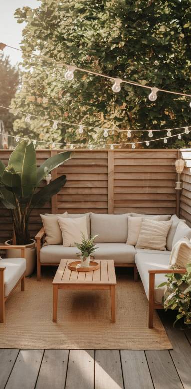 Aménagement d'une terrasse de 12m2 à Vitré