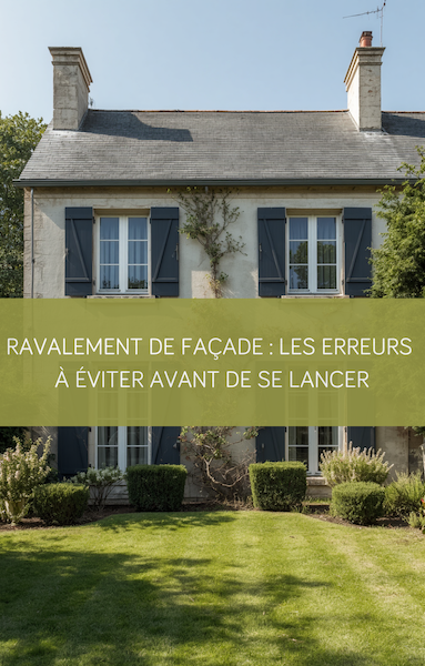 Ravalement de façade d’une maison à Vannes dans le Morbihan