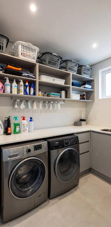 Aménagez une buanderie dans votre garage