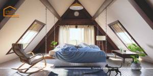 Comment aménager une chambre sous les combles