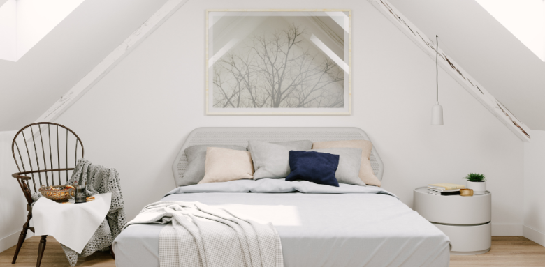 Aménagement des combles pour une chambre pour les invités