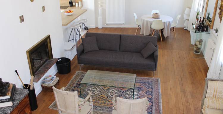  Aménagement de salon séjour avec rupture de revêtement de sol - Ambérieu-en-Bugey Bourg-en-Bresse Meximieux 01