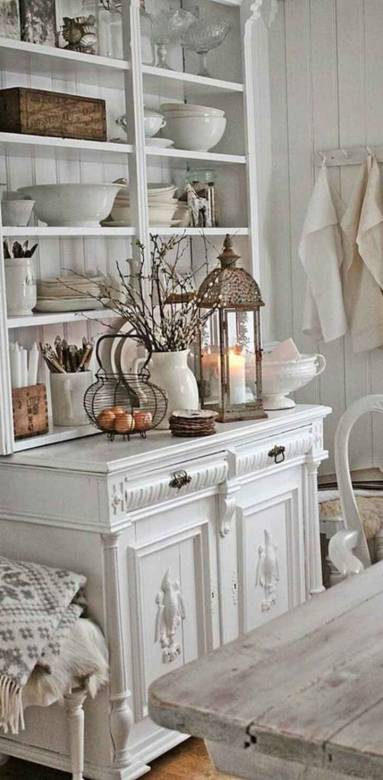 Cuisine esprit shabby chic