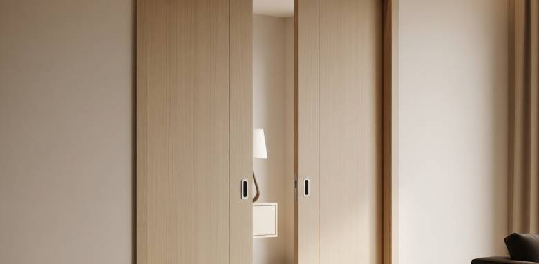 Porte double galandage