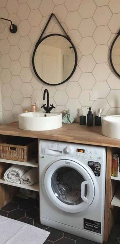 Ambiance salle de bains scandinave