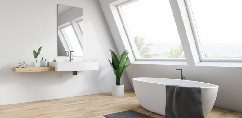 salle de bains sous combles