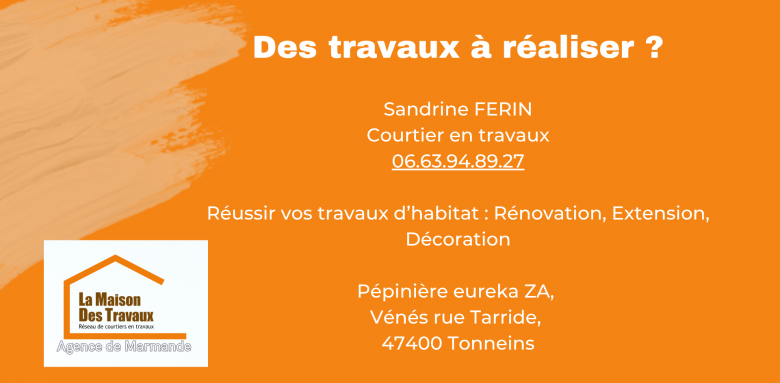 Sandrine FERIN Courtier en travaux, Réussir vos travaux d’habitat : Rénovation, Extension, Décoration