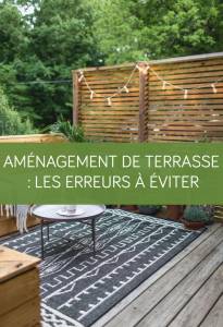 Aménagement de terrasse : les erreurs à éviter La Maison des Travaux Vannes Sarzeau Pénestin