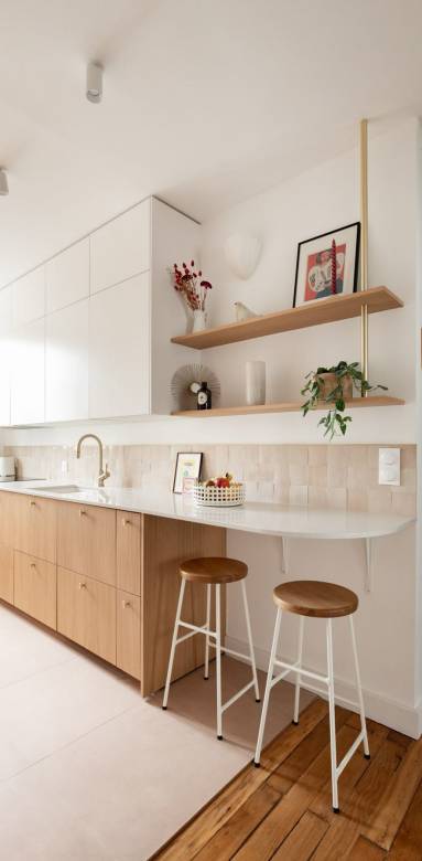 Aménager une cuisine dans un couloir 