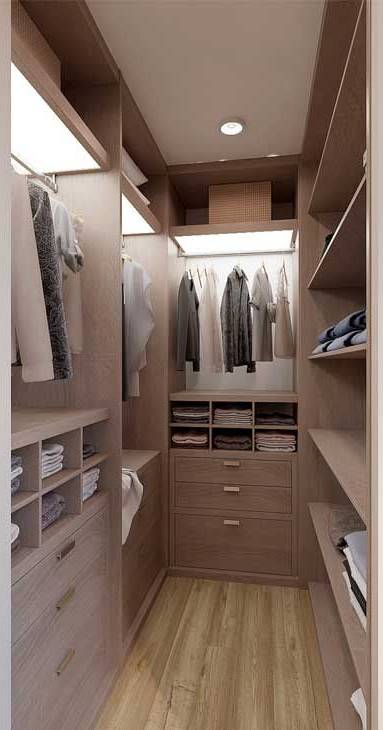 Aménager un dressing sur-mesure en U dans un petit espace - Rochefort 17