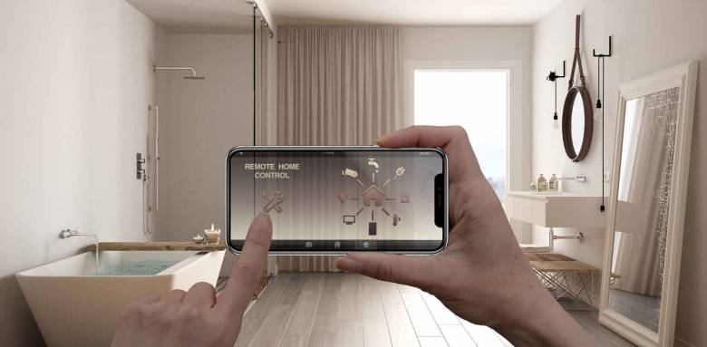 Salle de bain connectée
