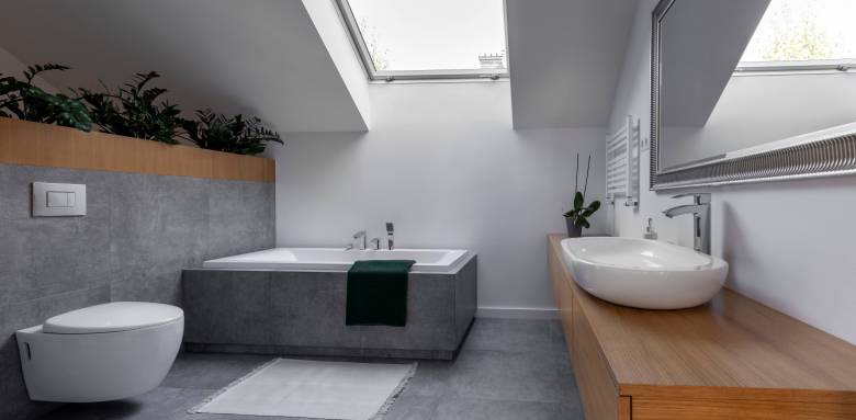 Création d'une salle de bain sous comble (Essonne)