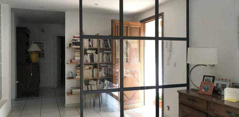 Verrière cuisine entrée