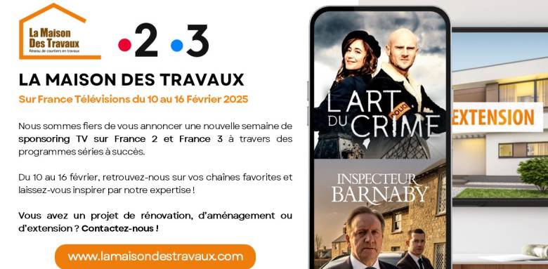 Sponsoring LMDT/France TV 2.3  du10 au 16 Février 2025