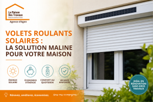 Volets roulants solaires en rénovation : moderniser sa maison sans gros travaux électriques
