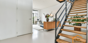 Escalier bois et metal