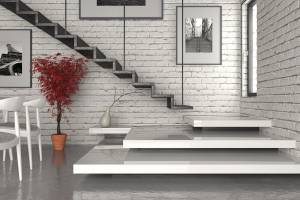 L’escalier suspendu et son aménagement : une œuvre contemporaine tout en légèreté