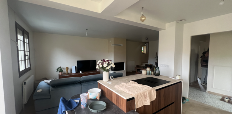Rénovation avec un plafond tendu en Essonne