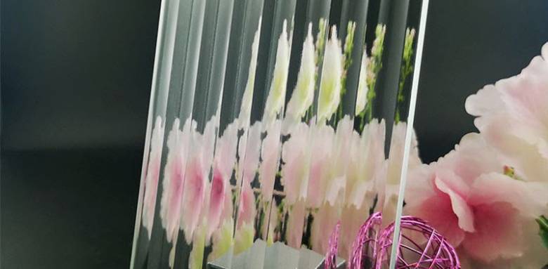 Verre Securit façon cannelé