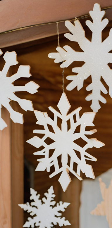 Flocons de Neige Géants Noël