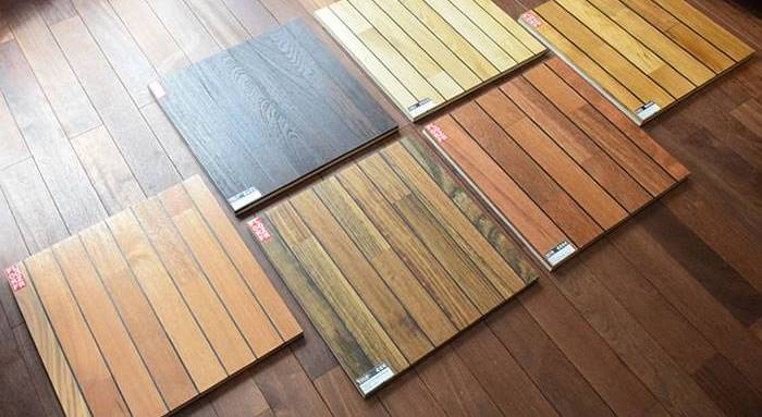 Parquet salle de bain les différentes tonalités en Wengé - 