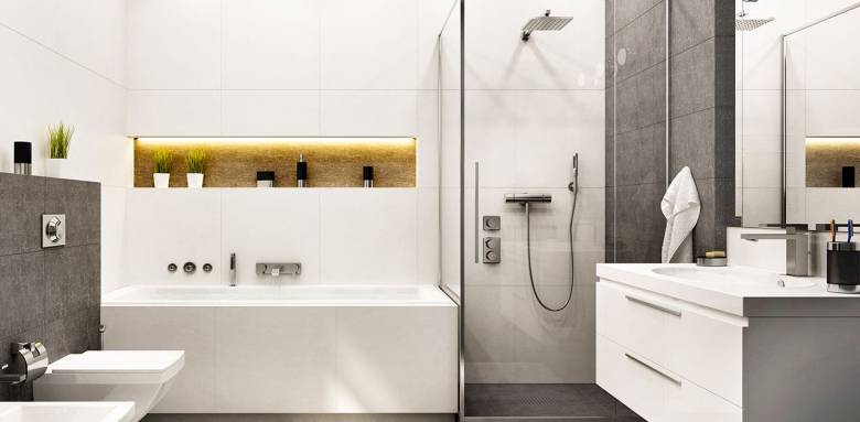 Separation de la salle de bain