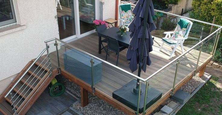 Terrasse sur pilotis Haguenau