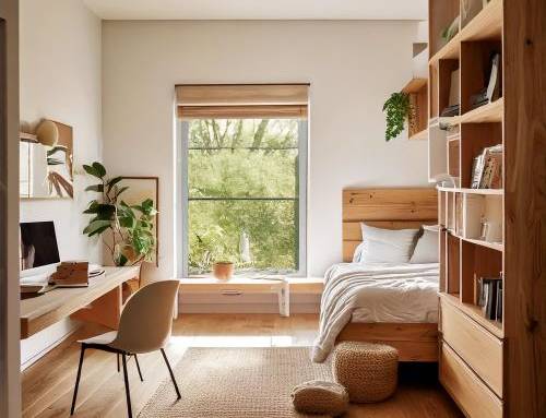 Chambre aménagé en longueur 