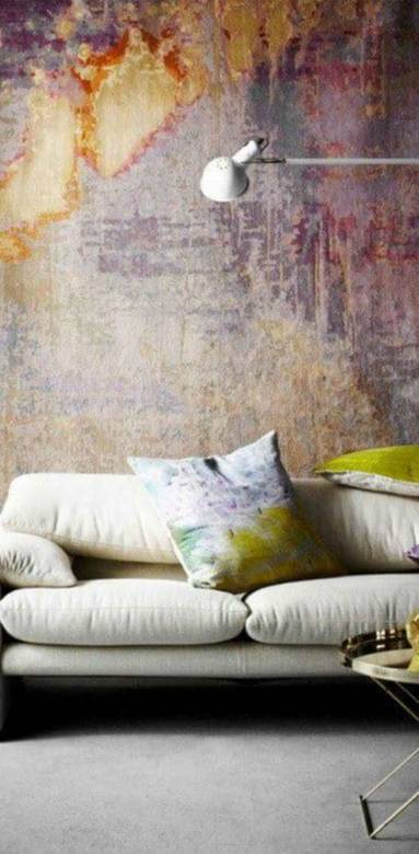 Trash wall papier peint dans le salon