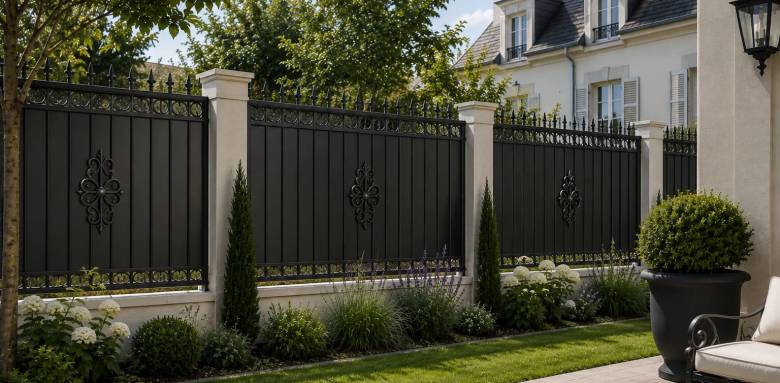 Installation d'une clôture en fer forgé - Nantes 44000 44200