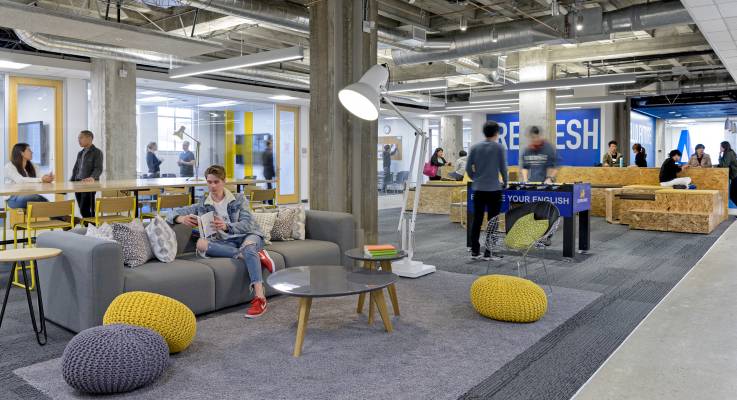 Espace détente de bureaux