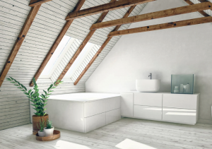 Aménagement salle de bain sous les combles