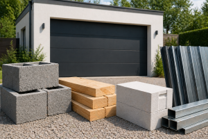 choisir bons matériaux construction garage