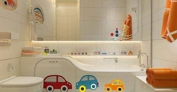 Salle de bain pour enfants