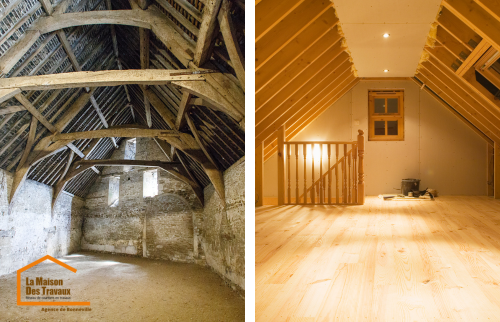 Avant-Après aménagement grange