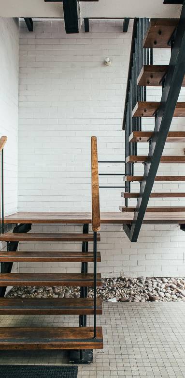 escalier en bois 