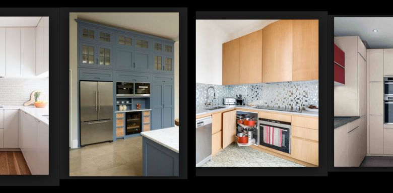 Cuisine avec placards toute hauteur