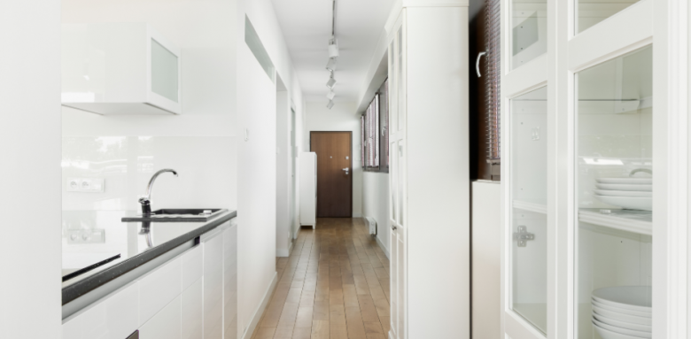 Appartement en longueur aménagement Thonon les bains