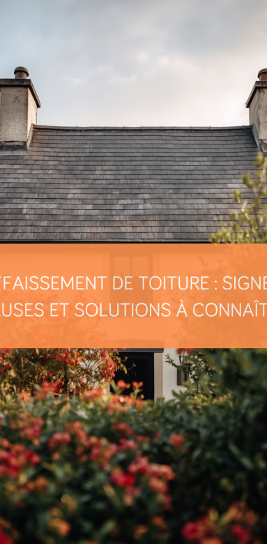 affaissement toiture maison morbihan