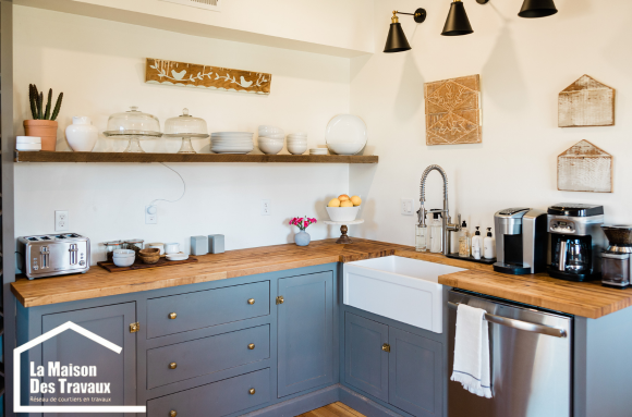 Cuisine en L traditionnelle